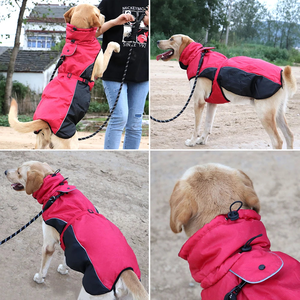 Waterproof Winter Dog Coat – Large Breeds (XL– 6XL)