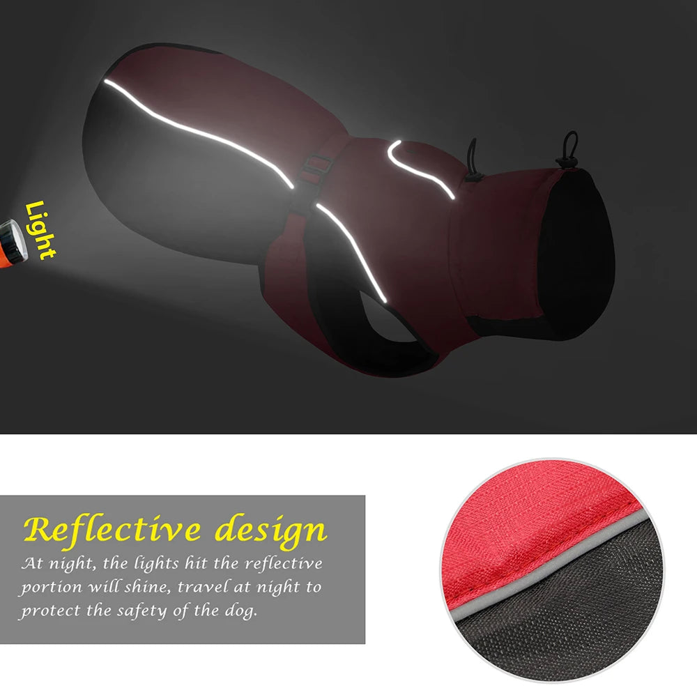 Waterproof Winter Dog Coat – Large Breeds (XL– 6XL)