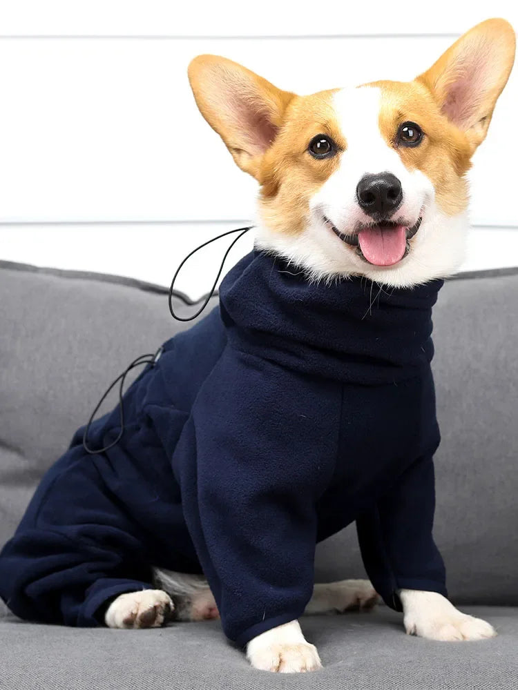 Fleece Dog Pajamas – Soft Thick Winter Pullover