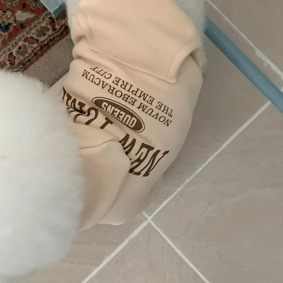 Fleece Dog Hoodie – Warm Winter Sweatshirt for Small Dogs