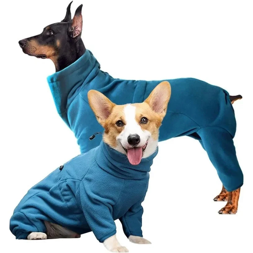 Fleece Dog Pajamas – Soft Thick Winter Pullover