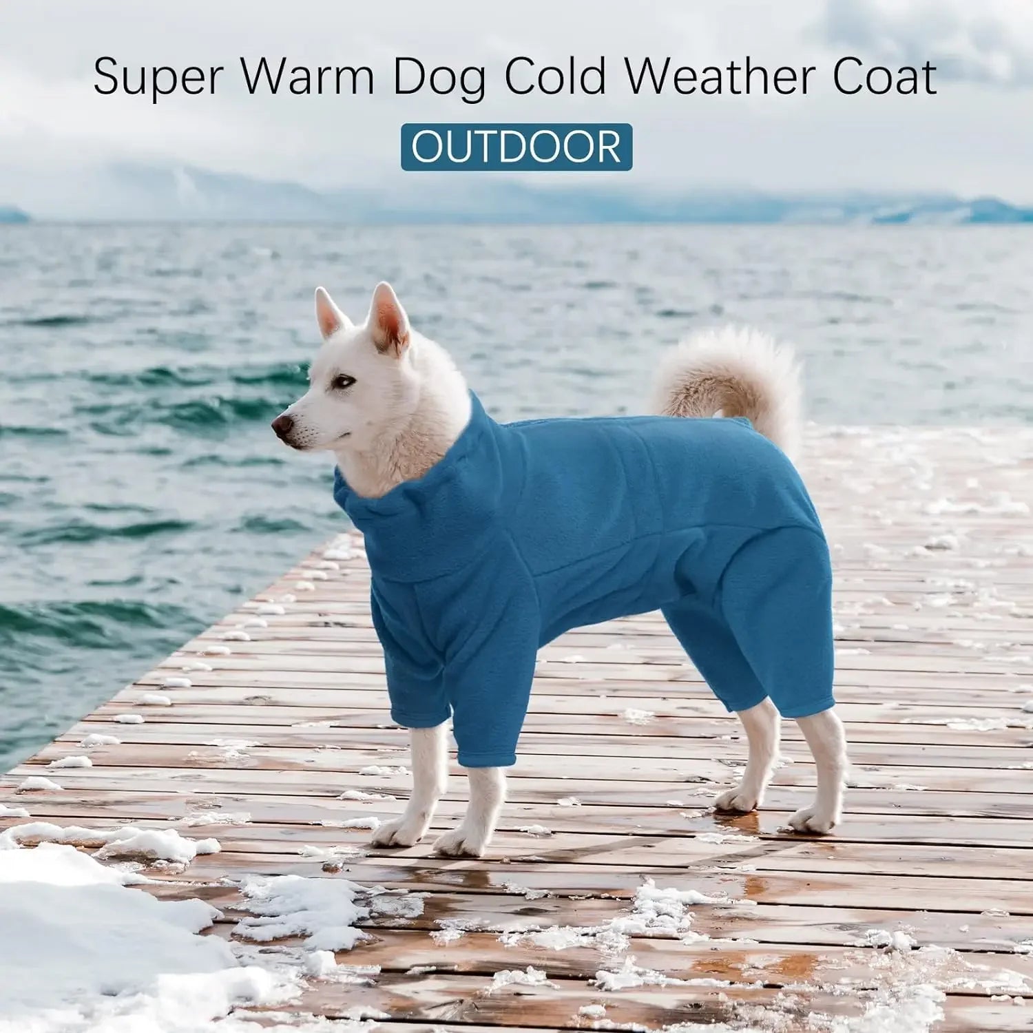 Fleece Dog Pajamas – Soft Thick Winter Pullover