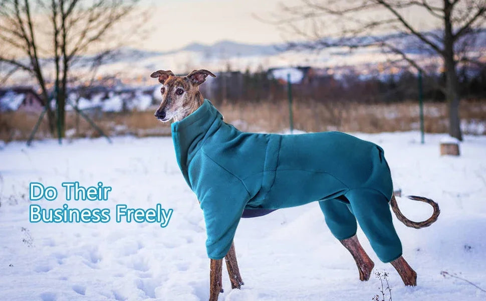 Fleece Dog Pajamas – Soft Thick Winter Pullover