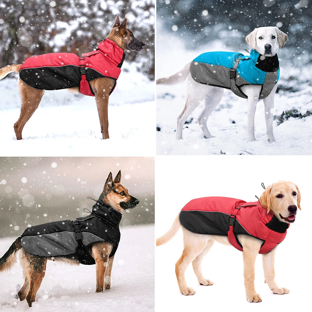 Waterproof Winter Dog Coat – Large Breeds (XL– 6XL)